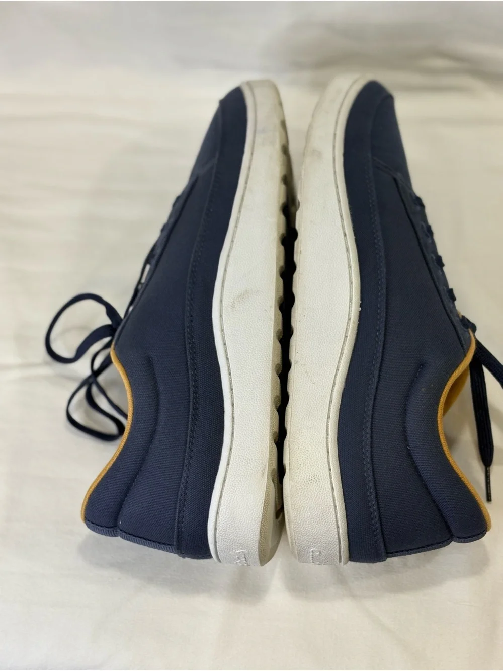 ALLBIRDS Men’s Canvas Pacers Dark Blue Lace Up Sneakers Walking Shoes SZ 11